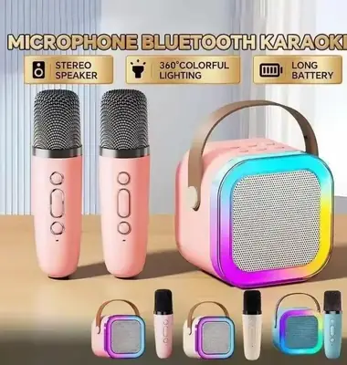 Portable LED Speaker Pink with 2 Microphones for Parties & Commutes thumbnail 4