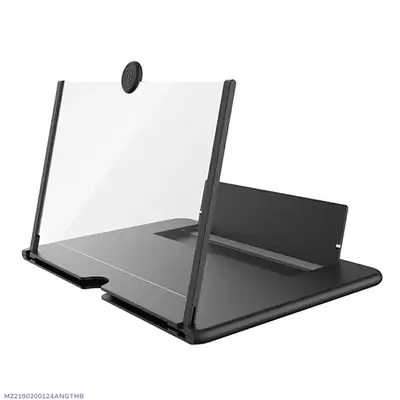 Video Amplifying Screen Black ABS Plastic for Tablets