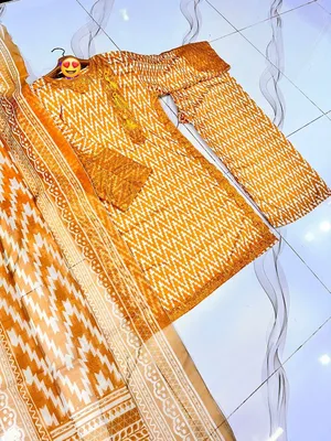 3 Pcs Women's Stitched Lawn Printed Suit thumbnail 3