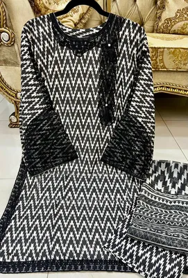 3 Pcs Women's Stitched Lawn Printed Suit thumbnail 2