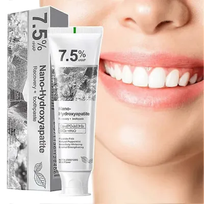 7.5% Nano Hydroxyapatite Teeth Whitening Toothpaste 120GM thumbnail 2