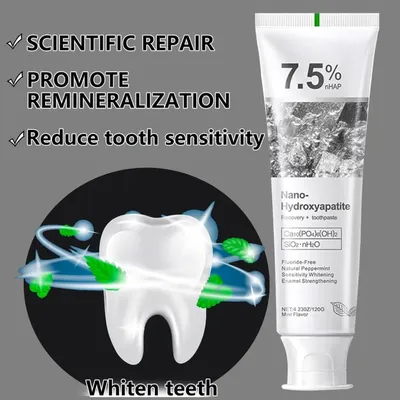 7.5% Nano Hydroxyapatite Teeth Whitening Toothpaste 120GM thumbnail 5