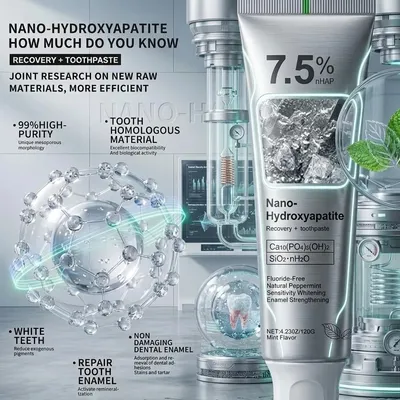 7.5% Nano Hydroxyapatite Teeth Whitening Toothpaste 120GM thumbnail 8