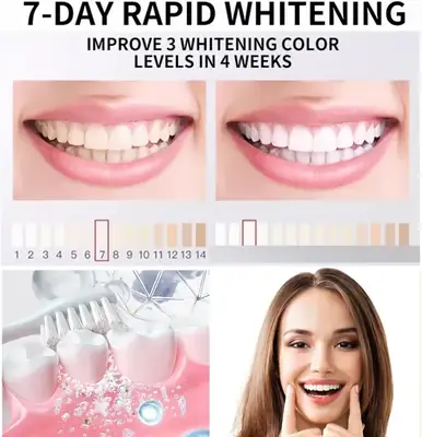7.5% Nano Hydroxyapatite Teeth Whitening Toothpaste 120GM + Nano Soft ToothBrush thumbnail 5