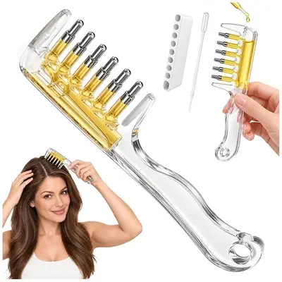 Essential Oil Infusion Comb & Hair Oil Applicator