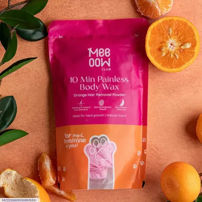 Meow 10 Min Painless Body Wax 50g Orange thumbnail 1