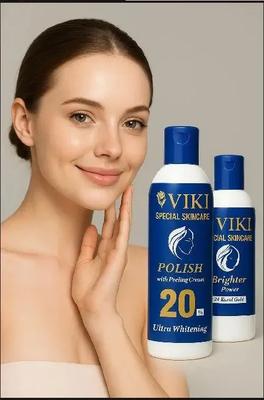 Viki Skin Polisher Whitening Brightening All Skin Types Cream thumbnail 4