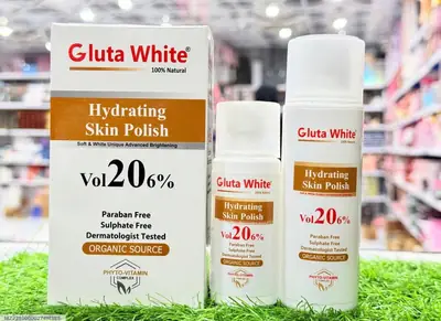 Gluta White Hydrating Skin Polisher 20% Paraben Free