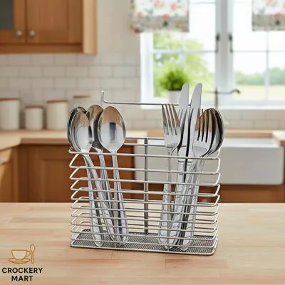 Stainless Steel 2-Tier Dish Rack with Drip Tray thumbnail 3