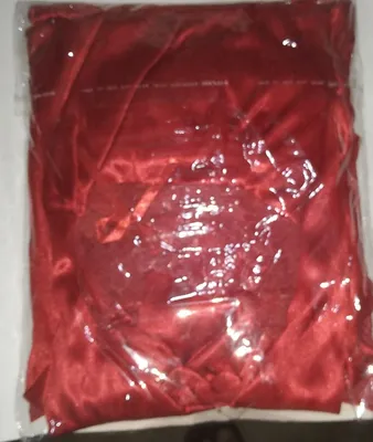 Red Silk Nighty Set 6 Pcs Women Stitched thumbnail 2