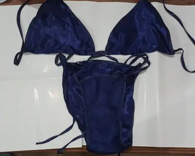 Silk Plain Comfortable And Lightweight Bikini Set / Swim Wear Bikini thumbnail 2