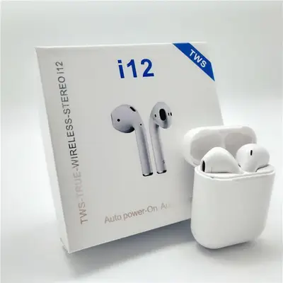White Airpods I 12 