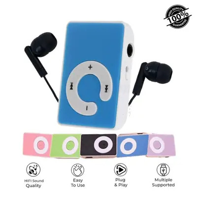 Shuffle Mp3 Player Music Player With Data Cable  EarPhone 