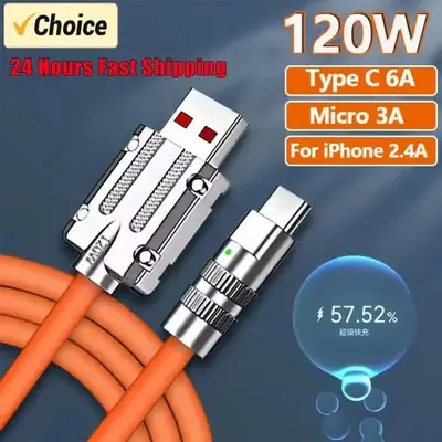 Charging Cable Fast Charging 120W
