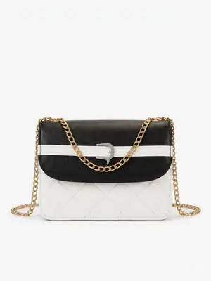 Girl's Faux Leather Plain Fancy Clutch