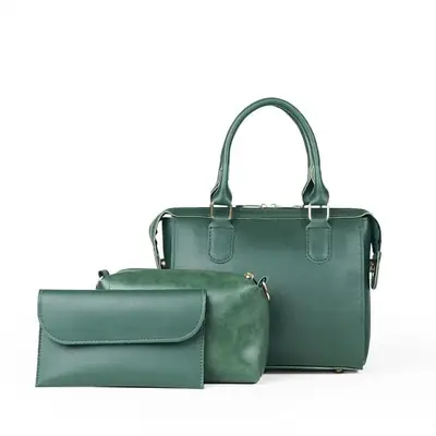 Women's Faux Leather Plain Tote Bags thumbnail 3
