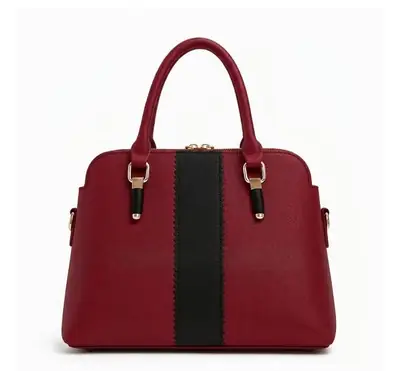 Girl's Faux Leather Textured Tote Bags thumbnail 4