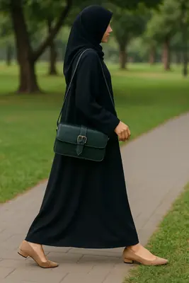 Girl's Faux Leather Plain Satchel Bag thumbnail 2