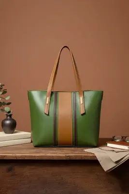 Women's Faux Leather Textured Tote Bags