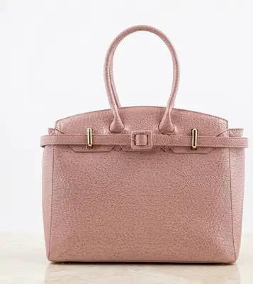 Girl's Faux Leather Plain Tote Bags