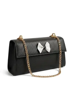 Girl's Faux Leather Textured Satchel Bag