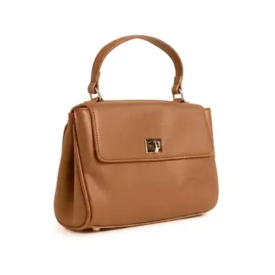Girl's Faux Leather Textured Tote Bag