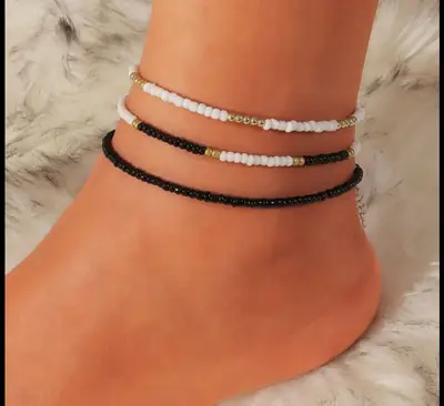 Resin Polish Pearl Anklet thumbnail 2