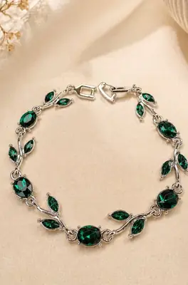 1 Pc Turkish Design Gold Plated Artificial Stones Kara Bracelet thumbnail 3