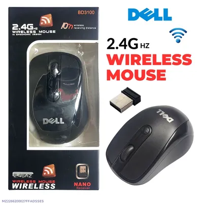 DELL Wireless Mouse 2.4Ghz Black USB Receiver