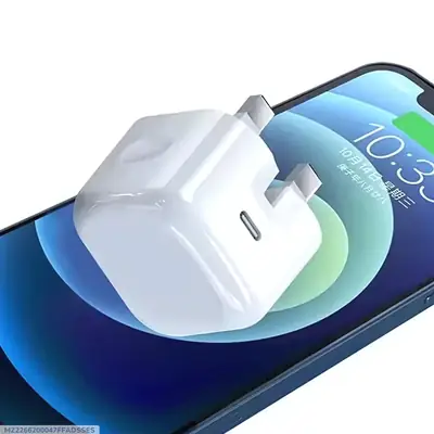35W Charger PD 35W Charger 3PIN Power Adapter With Type-C to Type-C Cable And Without Cable Compatible with 15 & 16 Series thumbnail 5