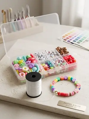 DIY Jewellery Beads with Elastic Thread Roll  thumbnail 2