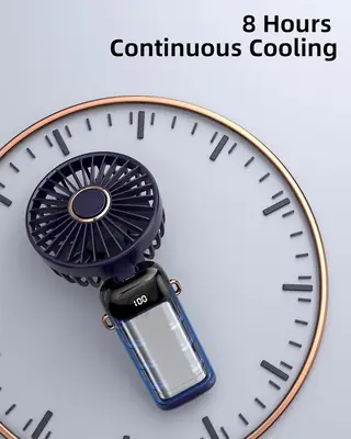Foldable Rechargeable Fan thumbnail 8
