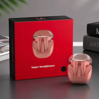 Pink Long-Lasting Battery With Fast Charge Earbuds thumbnail 3