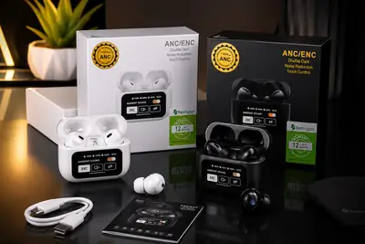 Redington ANC/ENC Wireless Earbuds | Active Noise Cancellation, Touch Control, Long Battery Life thumbnail 2
