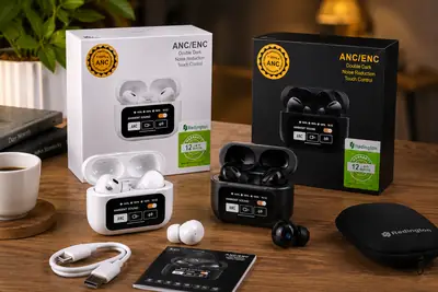 Redington ANC/ENC Wireless Earbuds | Active Noise Cancellation, Touch Control, Long Battery Life thumbnail 3