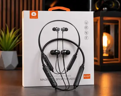 WUW R107 Magnetic Sport Headset Wireless Bluetooth Earphones thumbnail 3