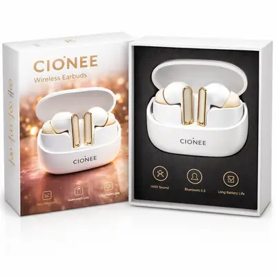 GIONEE True Wireless Earbuds Bluetooth 5.3 – ENC Noise Reduction, Hi-Fi Stereo Sound, Touch Control, USB-C Fast Charging, IPX5 Waterproof thumbnail 4