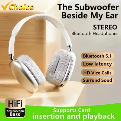 P9 Wireless Bluetooth Headphones | Deep Bass Sound | Comfortable Fit & Long Battery thumbnail 2