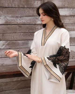 3 Pcs Women's Stitched Organza Embroidered Suit thumbnail 2