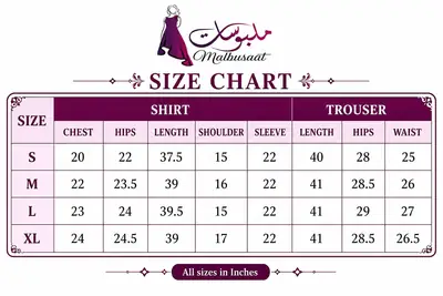 Stunning Embroidered Cotton Suit Set - 3 Pcs in Maroon thumbnail 7