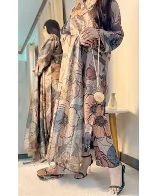 Stylish Women's Stitched Suit - 3 Pcs Digital Print Set thumbnail 3