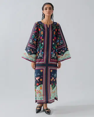 Stylish Women's Stitched Suit - Printed 2 Pcs Shirt and Trouser Set