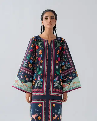 Stylish Women's Stitched Suit - Printed 2 Pcs Shirt and Trouser Set thumbnail 4
