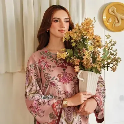 Elegant Women's Stitched Printed Suit - 2 Pcs  thumbnail 4