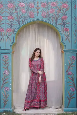 Stunning Digital Printed Maxi - 2 Pcs Set  thumbnail 3