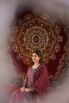 Stunning Digital Printed Maxi - 2 Pcs Set  thumbnail 4