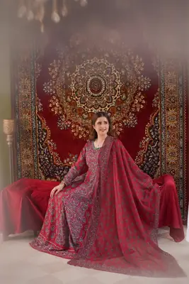 Stunning Digital Printed Maxi - 2 Pcs Set  thumbnail 6