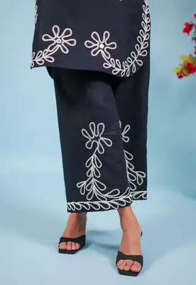Stylish Embroidered Shirt And Trouser Set - 2 Pcs thumbnail 6