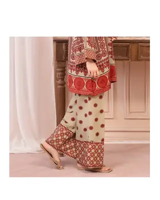 Stylish Printed Shirt and Trouser Set - 2 Pcs thumbnail 4