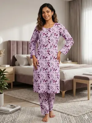 Women's 2 Piece Digital Printed Lawn Suit – Pure Lawn Stitched Shirt & Trouser | Soft Summer Casual Wear | Medium Size Ready to Wear